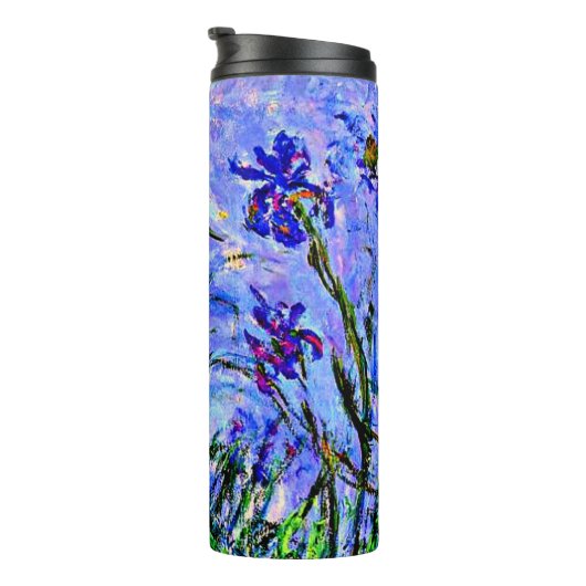 Monet - Lilac Irises Thermosbecher (Nach rechts gedreht)