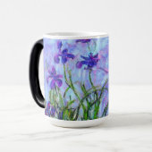 Monet Lilac Irises Verwandlungstasse (Vorderseite Links)