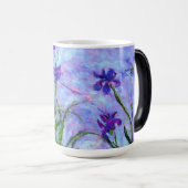 Monet Lilac Irises Verwandlungstasse (VorderseiteRechts)