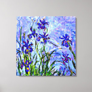 Monet - Lilacs Irises Leinwanddruck