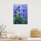 Monet - Lilacs und Ire Poster (Küche)