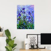 Monet - Lilacs und Ire Poster (Heimbüro)