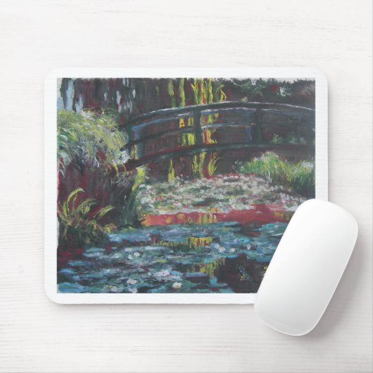 Monet Lilien-Teich Mousepad (Mit Mouse)