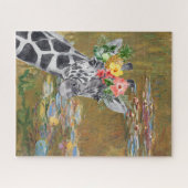 Monet Lily Pond and Giraffe Compilation Puzzle (Horizontal)