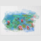 ** Monet-Lily-Pond-Angel-Dekoupage AR23   Seidenpapier (Vorderseite)