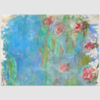 ** Monet Lily Pond Floral AR23 Vintag Decoupage