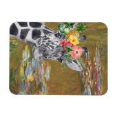 Monet Lily Pond und Giraffe Magnet (Horizontal)
