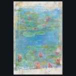 ** Monet Lily Pond Vintage Decoupage AR23   Seidenpapier<br><div class="desc">Energetisch Enhanced Classic Art - Grunge Floral Classic Berühmtes Gemälde Künstlerische Einzigartige Kreative Moderne und Romantische Decoupage Monet Lily Pond Floral Vintag mit Imitate Grunge Hintergrund Abstrakt Alt aussehende Handwriting DECOUPAGE TISSUE PAPER. Es gibt ein reichhaltiges Aquamarines Blau, um die Sinne zu wecken. (SEARCH AR23 für ähnliche Entwürfe) Das ist...</div>