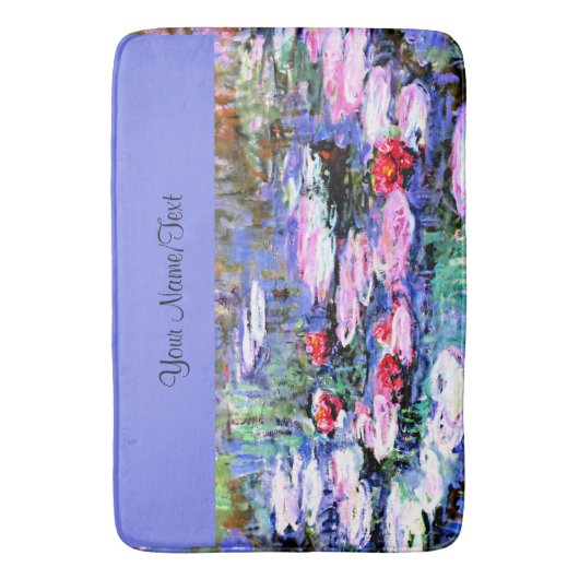 Monet - Los Nenufares Template Badematte (Vorderseite Vertikal)