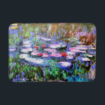 Monet - Los Nenufares (Wasserlilien),  Badematte<br><div class="desc">Los Nenufares,  berühmtes Kunstwerk des französischen Impressionisten Claude Monet</div>