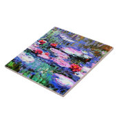 Monet - Los Nenufares (Wasserlilien) Fliese (Seite)
