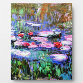 Monet - Los Nenufares (Wasserlilien) Fotoplatte (Vorderseite)