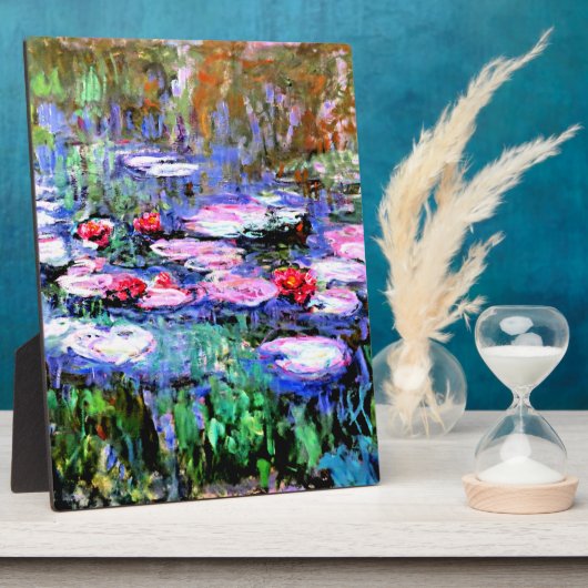 Monet - Los Nenufares (Wasserlilien) Fotoplatte (Seite)