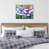 Monet - Los Nenufares (Wasserlilien), Leinwanddruck (Insitu (Schlafzimmer))