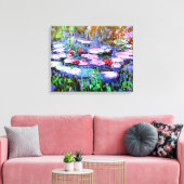 Monet - Los Nenufares (Wasserlilien), Leinwanddruck (Insitu (Wohnzimmer))