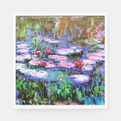 Monet - Los Nenufares (Wasserlilien) Serviette (Vorderseite)