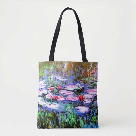 Monet - Los Nenufares (Wasserlilien) Tasche (Vorderseite)