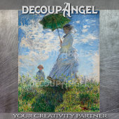 Monet-Madame Monet und ihr Sohn Seidenpapier