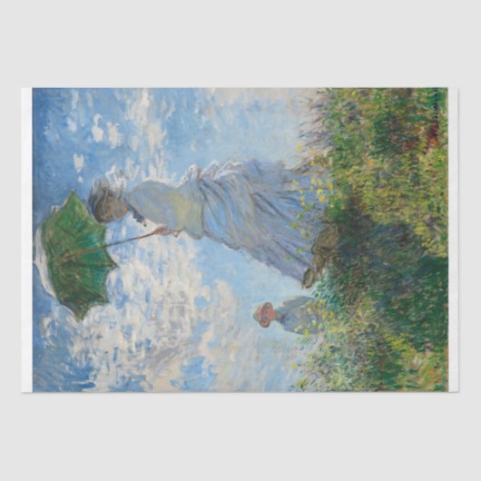 Monet-Madame Monet und ihr Sohn Seidenpapier (Vorderseite)
