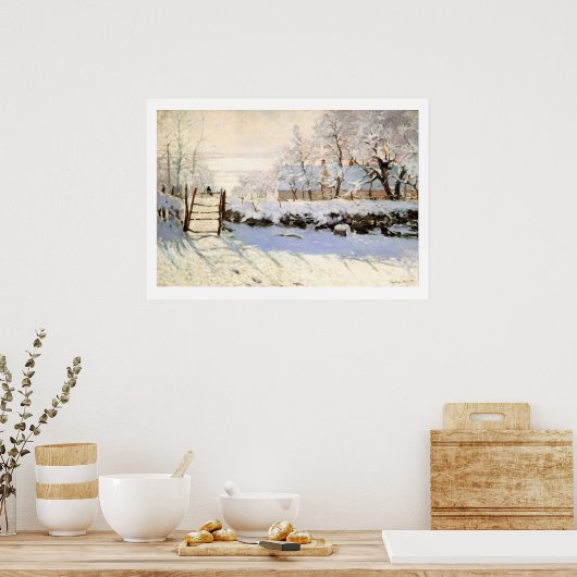 Monet Magpie Poster (Küche)
