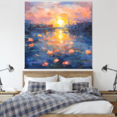 Monet Masterworks Leinwanddruck (Insitu (Schlafzimmer))