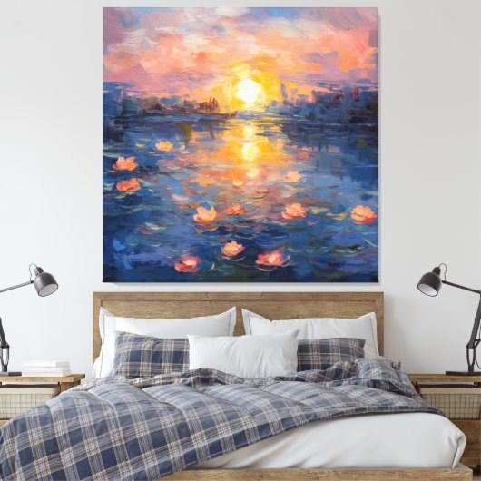 Monet Masterworks Leinwanddruck (Insitu (Schlafzimmer))
