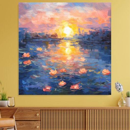Monet Masterworks Leinwanddruck (Insitu (Wohnzimmer))