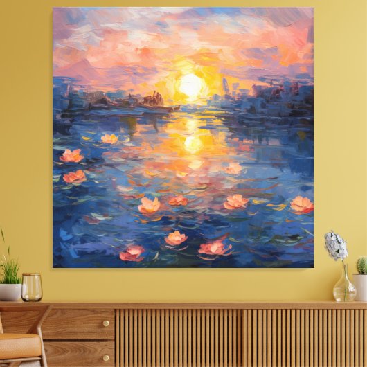 Monet Masterworks Leinwanddruck (Insitu (Wohnzimmer))