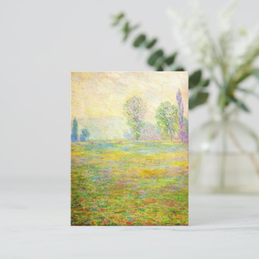 Monet Meadows - Giverne Postcard Postkarte (Stehend Vorderseite)
