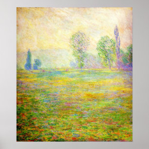 Monet Meadows - Giverny Poster