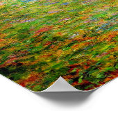 Monet Meadows - Giverny Poster (Ecke)