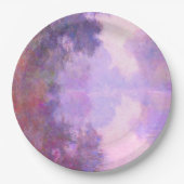 Monet - Misty Morning on the Seine Pappteller (Vorderseite)