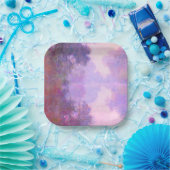 Monet - Misty Morning on the Seine Pappteller (Party)