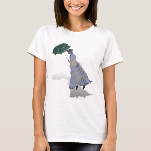 Monet mit Umbrella T-Shirt (Vorderseite)