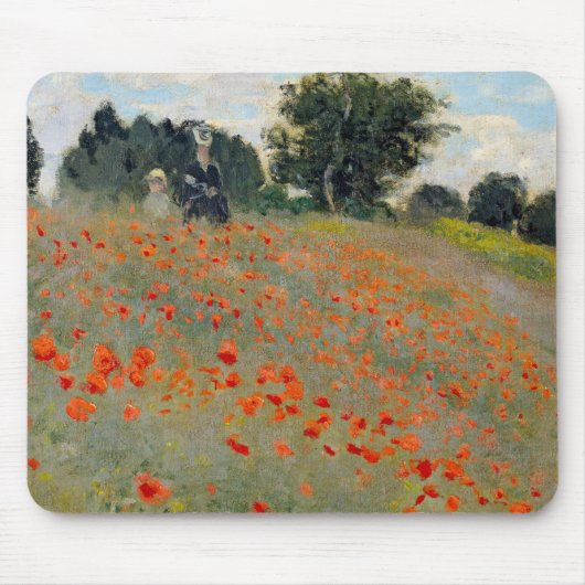 Monet Mohnblumen Mousepad (Vorne)