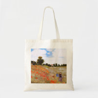 Monet Mohnblumen-Taschen-Tasche