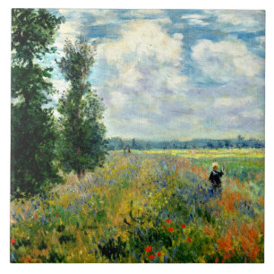 Monet - Mohnfeld, Argenteuil Fliese