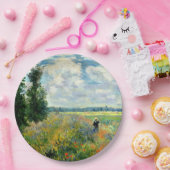 Monet - Mohnfeld, Argenteuil Pappteller (Party)