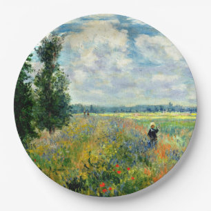 Monet - Mohnfeld, Argenteuil Pappteller