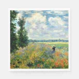 Monet - Mohnfeld, Argenteuil Serviette