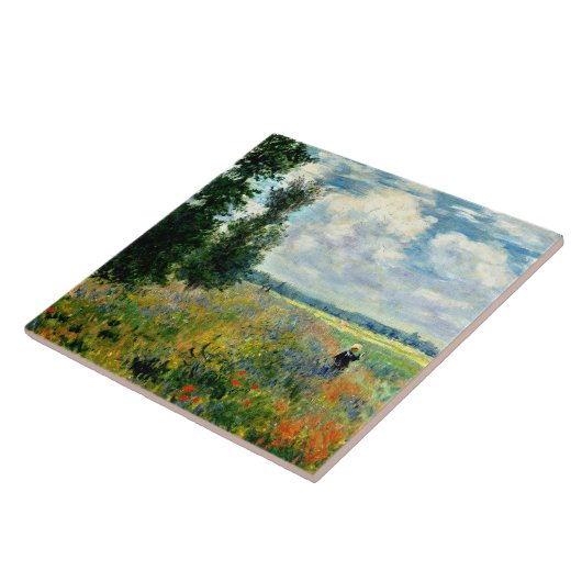 Monet - Mohnfeld, Argentinien Fliese (Seite)