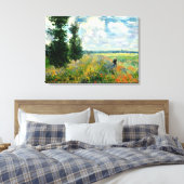 Monet - Mohnfeld, Argentinien Leinwanddruck (Insitu (Schlafzimmer))