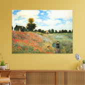 Monet - Mohnfeld, Argentinien Leinwanddruck (Insitu (Wohnzimmer))