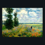Monet - Mohnfeld, Argentinien Poster<br><div class="desc">Claude Monet 1875 Gemälde,  Poppy Field,  Argenteuil,  maßgeschneidertes Poster.</div>