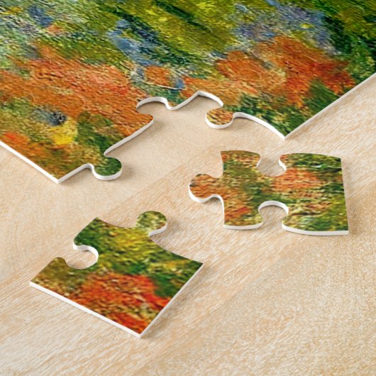 Monet - Mohnfeld, Argentinien Puzzle (Seite)