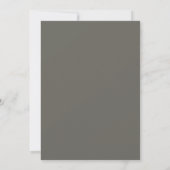 Monet Mohnfeld Fine Art Gartenhochzeit Einladung (Rückseite)