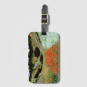 Monet - Mohnfeld in einem Tiegel bei Giverne Gepäckanhänger (Vorderseite Vertikal)