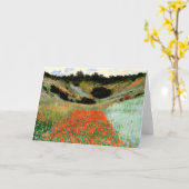Monet - Mohnfeld in einem Tiegel bei Giverne Karte (Gelbe Blume)