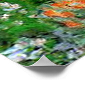 Monet - Mohnfeld in einem Tiegel bei Giverne Poster (Ecke)