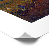 Monet Mohnfeld Sommerimpressionistische Malerei Poster (Ecke)